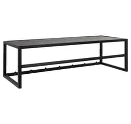 Vegghylle SEAFORD 77x28xH22cm, sort