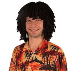 Parykk Rasta (svart)