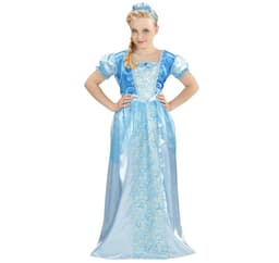 Kostyme snøprinsesse (128 cm)
