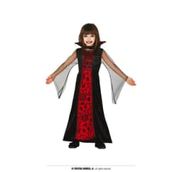 Barnedrakt Vampyrgrevinne (7-9 år)
