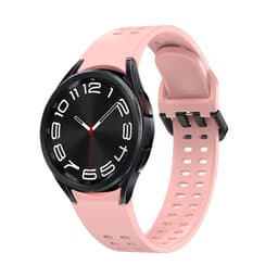 Universell silikon klokkerem med dobbel spenne kompatibel med Samsung Galaxy Watch Rosa