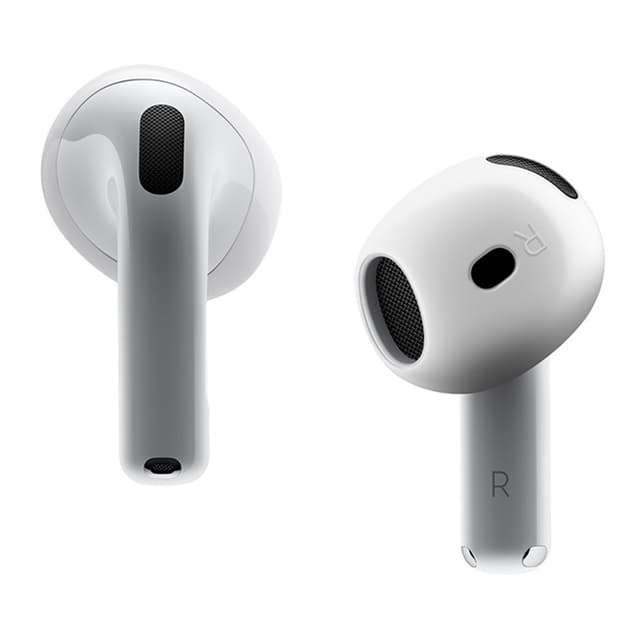For AirPods 4 Anti-skli silikonetui Øredeksler Ørepropper - Gjennomsiktig
