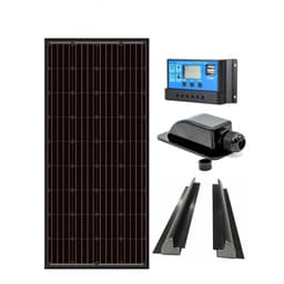 SKANBATT 148x67 - 200w Black Mono Basic kit med 20A PWM