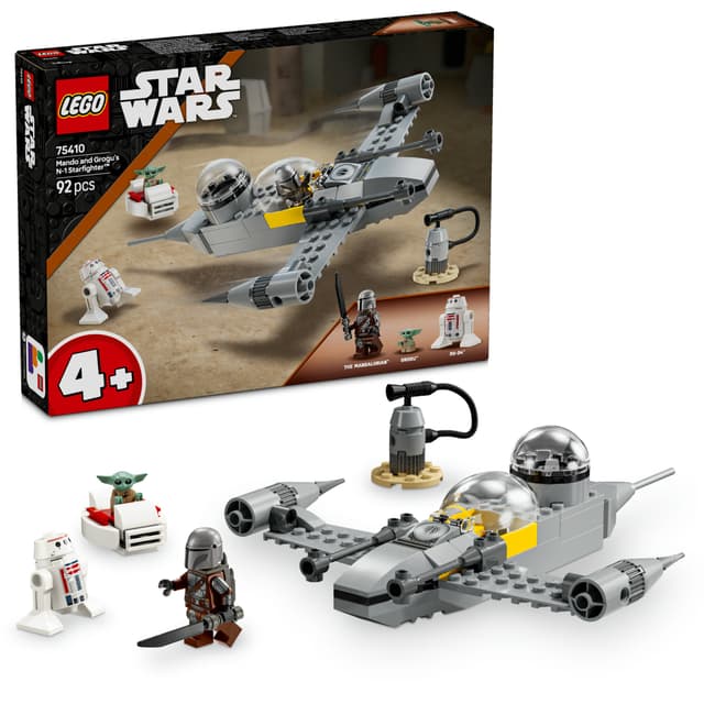 LEGO Star Wars Mando og Grogus N-1 Starfighter 75410