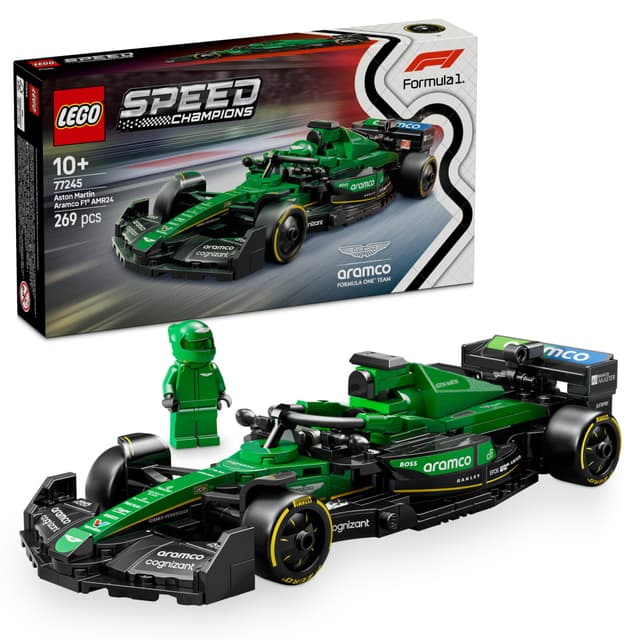 LEGO Speed Champions Aston Martin Aramco F1 AMR24-racerbil 77245