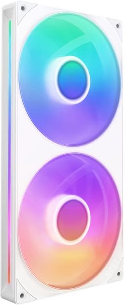 NZXT F280 RGB Core 280mm Unibody-vifte (hvit)