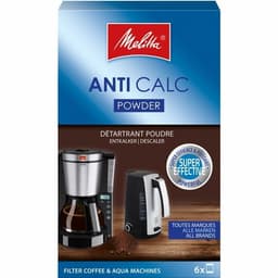 Melitta Avkalkingspulver 6x20G (10-pakning)