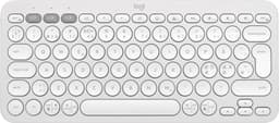 Logitech Pebble Keys 2 K380s trådløst tastatur (Off-White)
