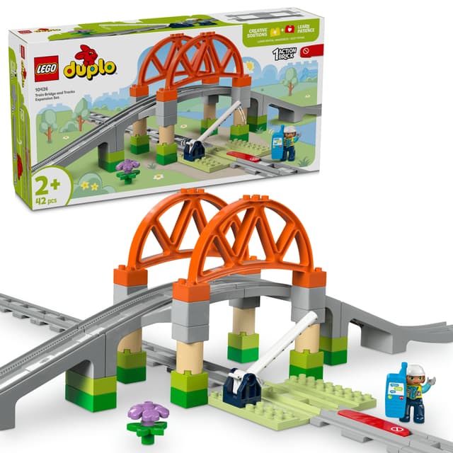 LEGO DUPLO Town Utvidelsessett med togbro og skinner 10426