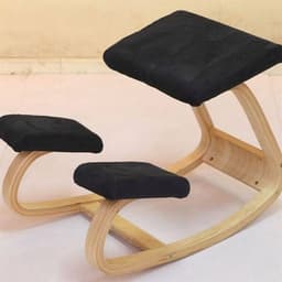 Ergonomisk knestol Svart