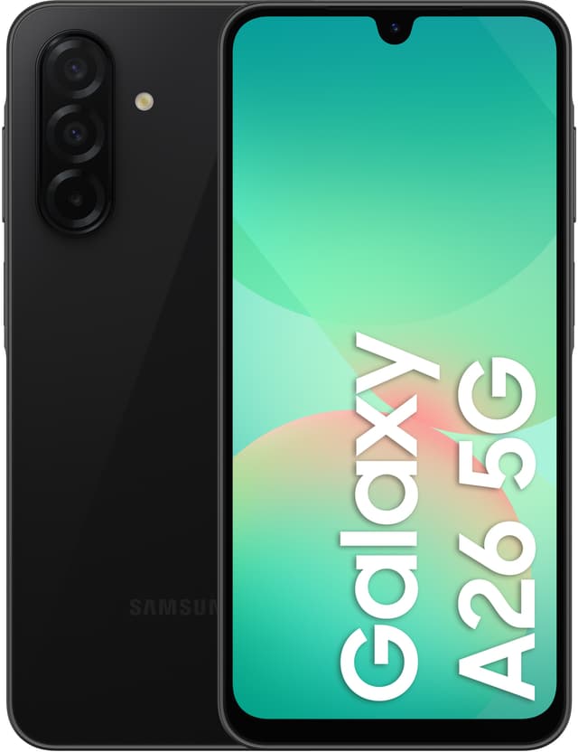 Samsung Galaxy A26 5G smarttelefon 8/256GB (sort)