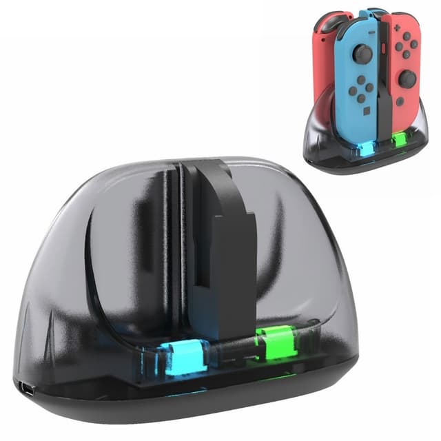Lader for kontroller kompatibel med Nintendo Switch Joy-Con Ladestasjon