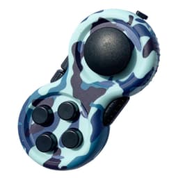 Fidget Spinner Relaxation Pill Joystick med nøkkelring - Kamo Blå
