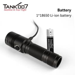 TANK007 UC16 700 Lumens lommelykt oppladbar