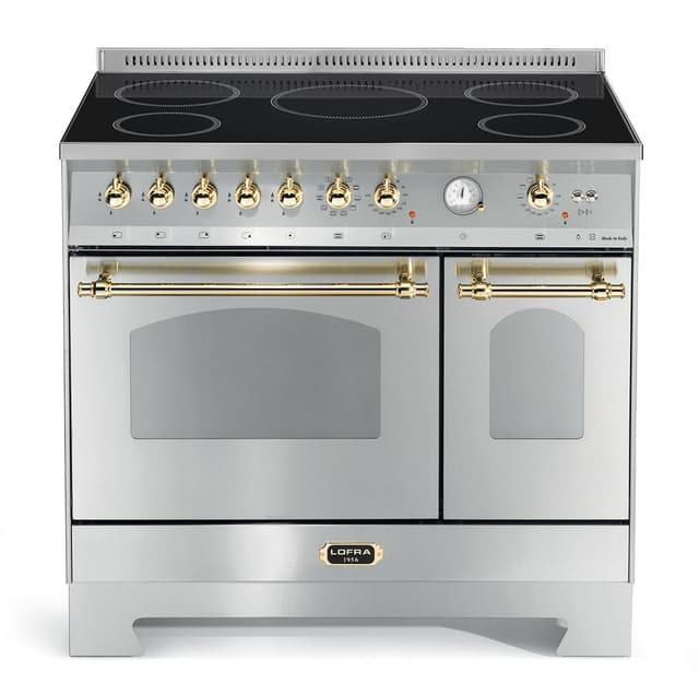 Lofra - Dolce Vita 90 cm (2 ovner) (Rustfri/Messing) Induksjon