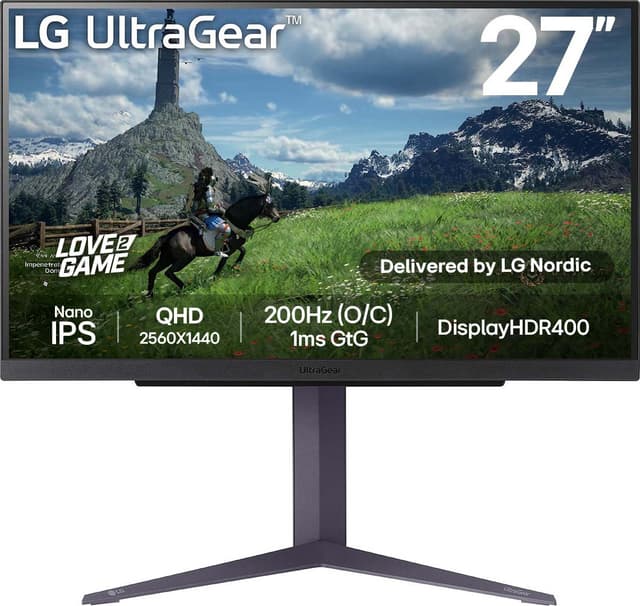 LG UltraGear 27GS85Q 27" gamingskjerm