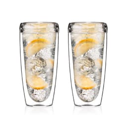 Bodum 2 pk dobbeltvegget glass PAVINA TO GO 0.6 L