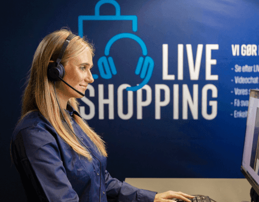 Live shopping employee