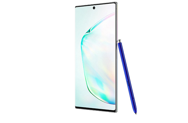 Samsung Galaxy Note 10+ -puhelin ja stylus-kynä Samsung Galaxy Note 10+ -puhelin ja stylus-kynä