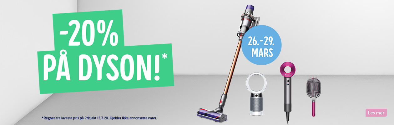 -20% avslag på Dyson* -20% avslag på Dyson*