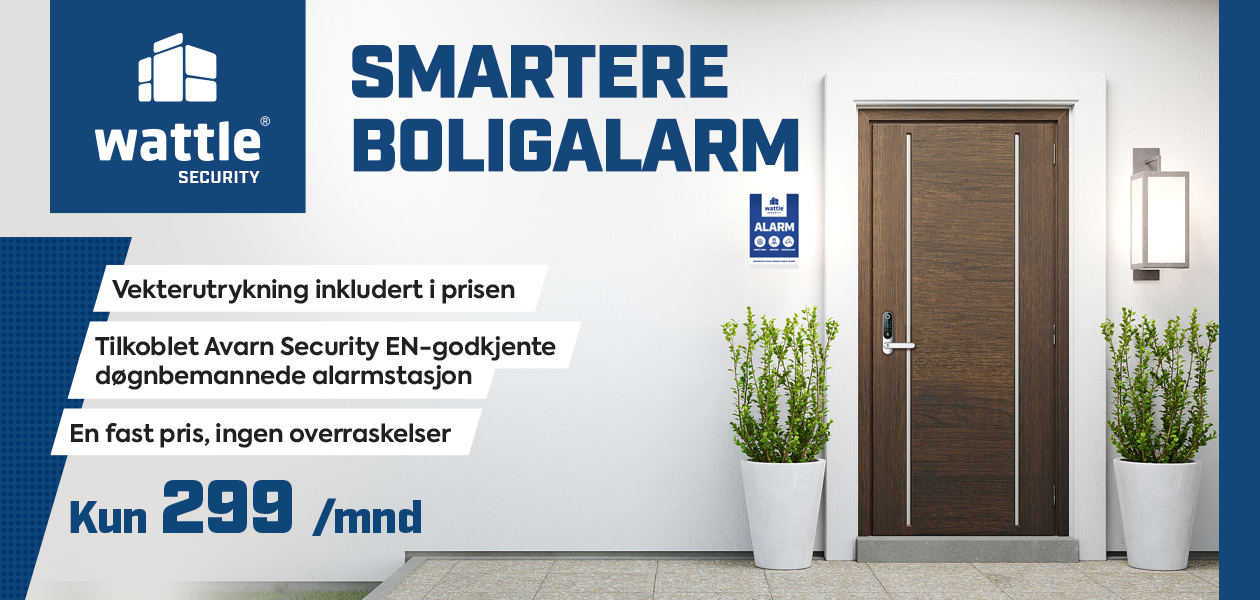 Abonner på boligalarm inkludert vekterutrykning fra Nokas alarmsentral En tyv i bakgrunnen, modem og mobil i forgrunn