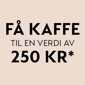 *Få kaffe til en verdi av 250 kr når du kjøper og registrerer sin Nespresso-kaffemaskin. Les mer om kampanjen her: