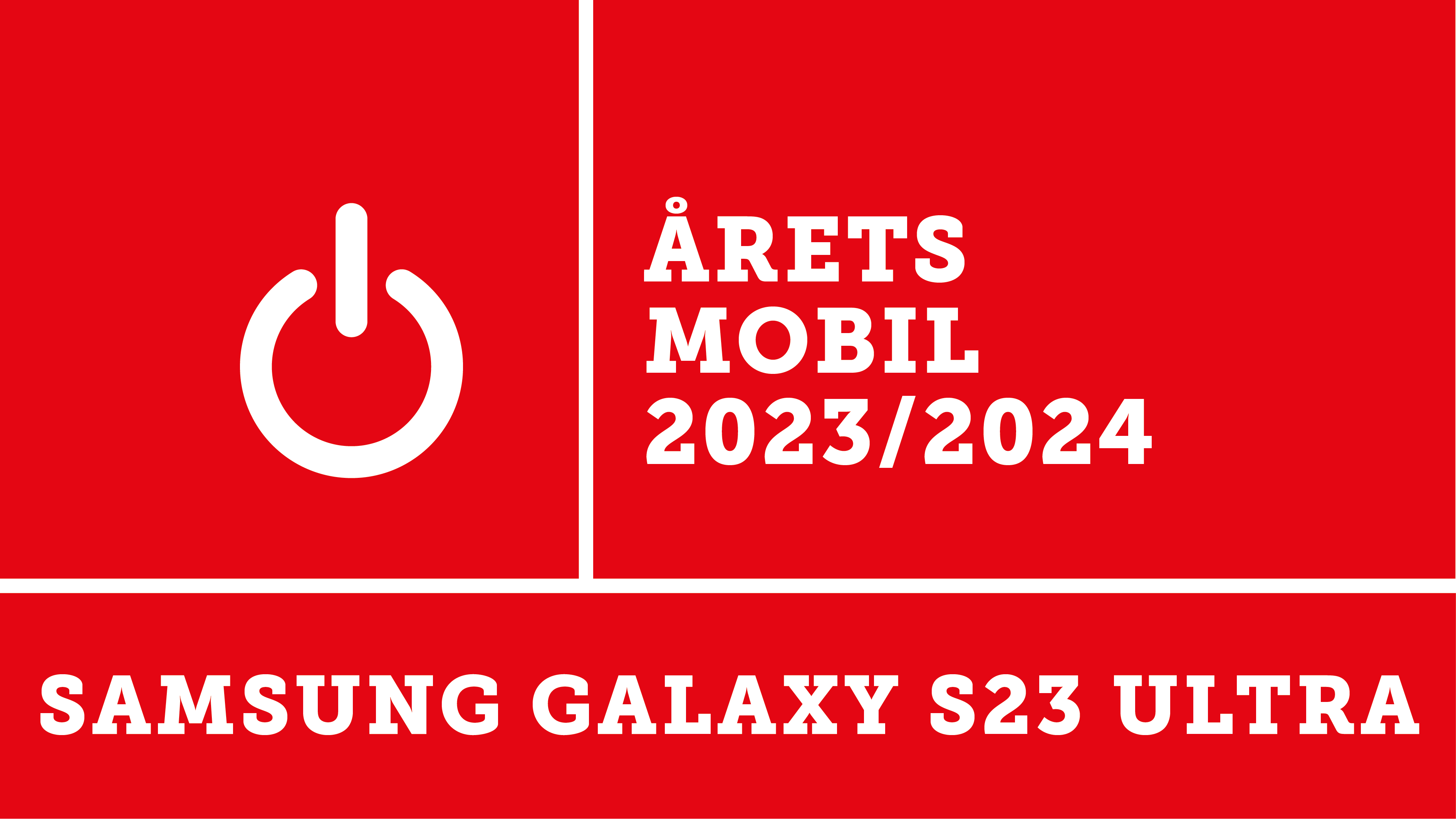 Samsung Galaxy S23 Ultra er kåret til årets mobil 2023 av Elektronikkbransjen. 