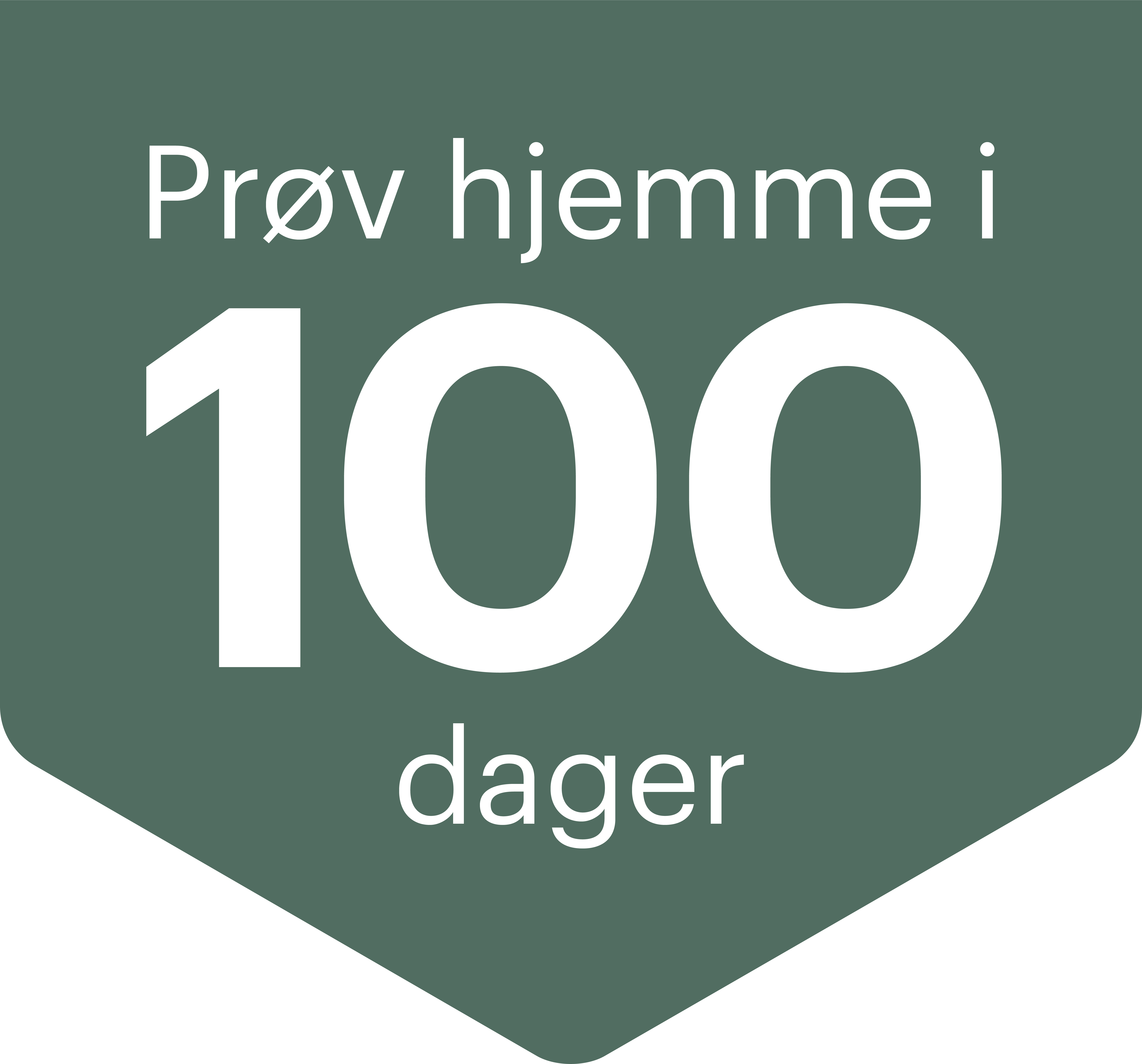 *I en begrenset periode har du mulighet til å teste utvalgte produkter hjemme, og returnere produktet dersom du ikke er fornøyd.  Dette tilbudet gjelder for produkter kjøpt i Norge mellom 15.11.2018 og 31.12.2023, og 100 dager fra kjøpsdatoen på kvitteringen.