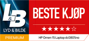 HP Omen 15-dc0805no 15,6" bærbar gaming-PC (sort) HP Omen 15-dc0805no 15,6" bærbar gaming-PC (sort)