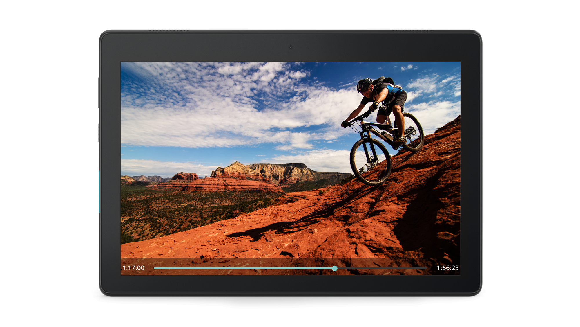 10” HD IPS-touchskjerm – perfekt til film og serier 10” HD IPS touchskjerm