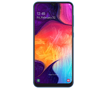 Samsung Galaxy A50 Samsung Galaxy A50 forfra