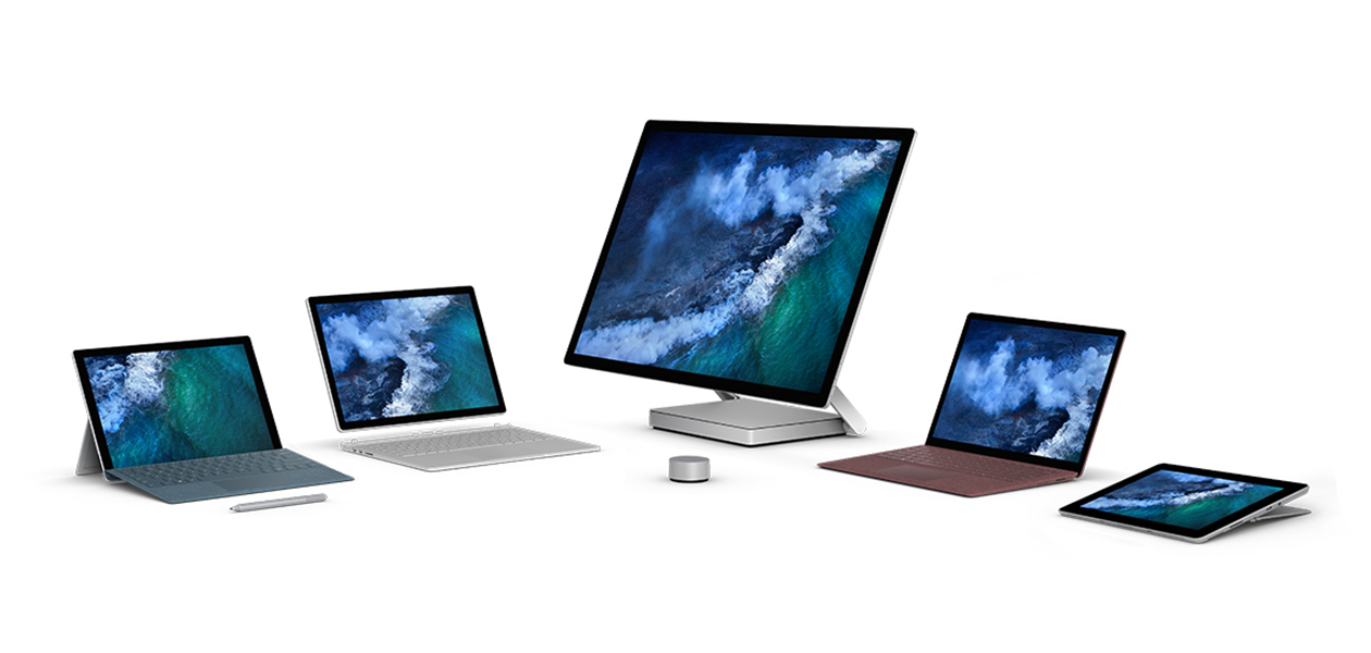 Surface-familien fra Microsoft Surface-familien fra Microsoft