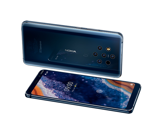 Nokia 9 Pureview front og bakside Nokia 9 Pureview front og bakside