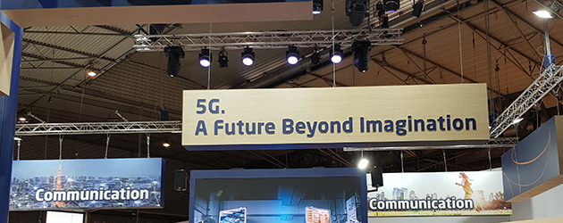 Hvorfor er det bruk for 5G? Skilt med teksten 5G