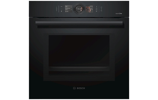 Nærbilde av en Bosch AccentLine smart stekeovn