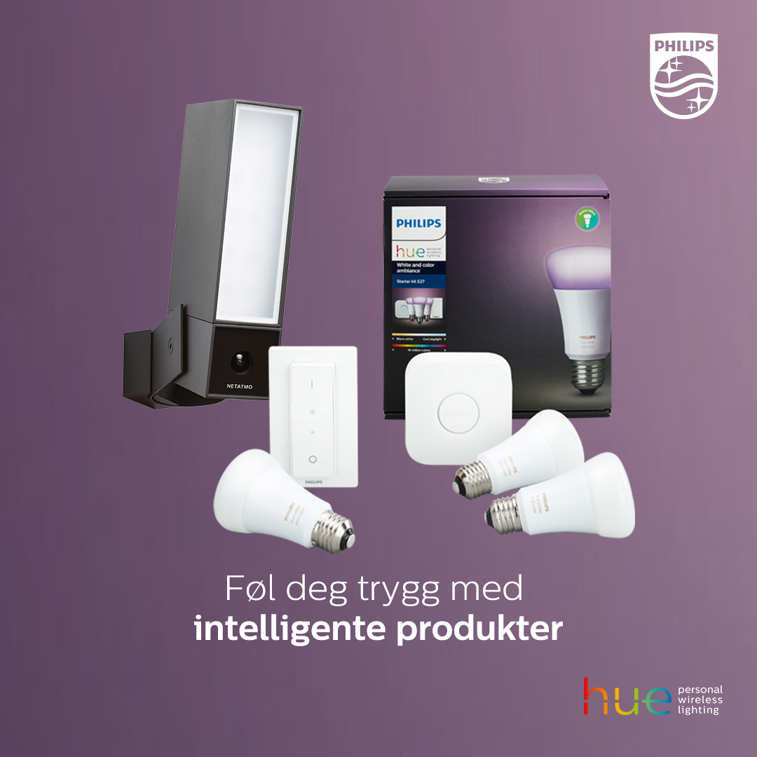 Philips Hue og Netatmo-kampanje Philips Hue og Netatmo-kampanje