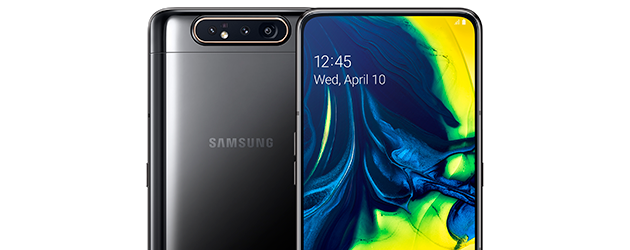 Samsung Galaxy A80 Samsung Galaxy A80 forside og bakside