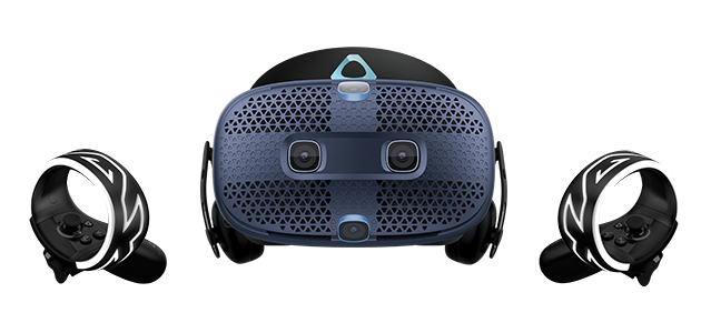 HTCs skarpeste bildekvalitet så langt HTC Vive Cosmos VR-briller og kontrollere.