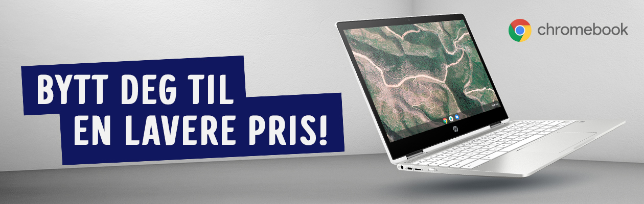 Bytt inn din gamle data og få rabatt på en ny hos Elkjøp! Bytt inn din gamle data og få rabatt på en ny Chromebook