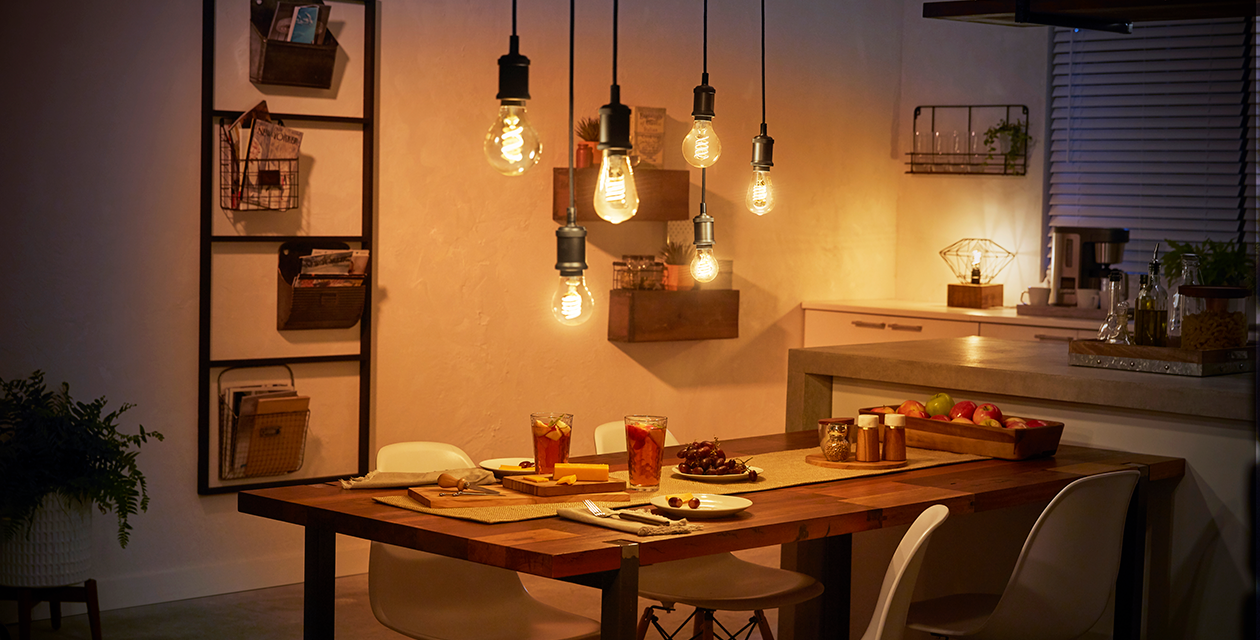 Philips Hue Filament lyspærer fungerer med både Bluetooth og Philips Hue Filament lyspærer fungerer med både Bluetooth og