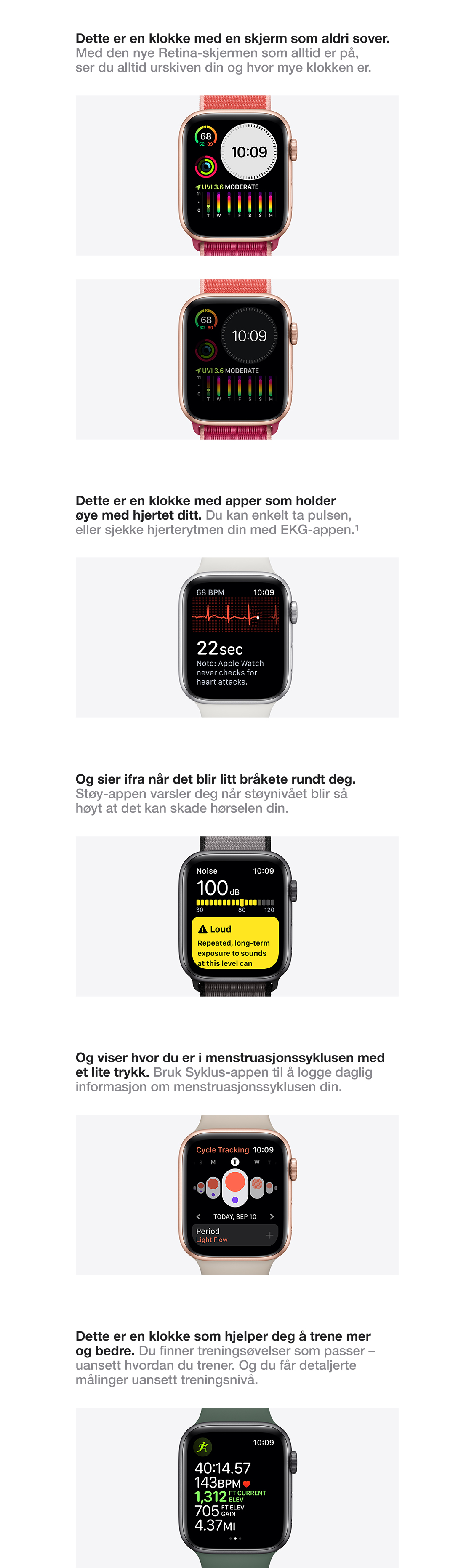 En klokke med en skjerm som aldri sover