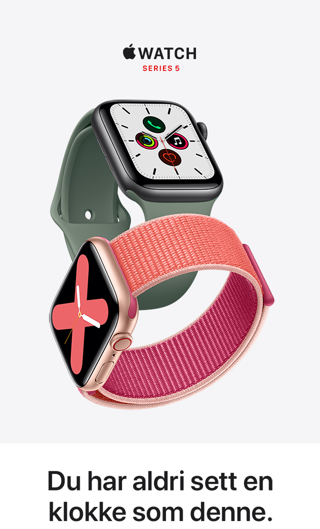 Apple Watch Series 5 - du har aldri sett en klokke som denne