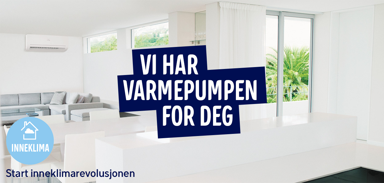 Varmepumpe kjøl ned på sommeren og varm opp på vinteren Kjøl ned kontoret | Elkjøp Bedrift