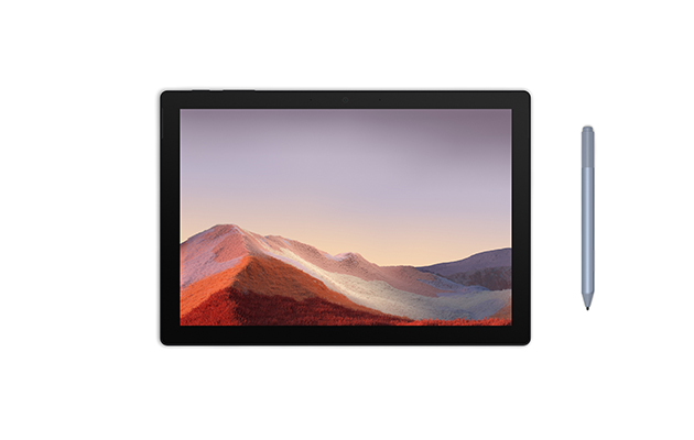 Surface Pro 7 kan brukes som et tegnebrett Surface Pro 7 i nettbrettmodus