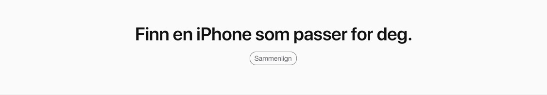 iPhone 11 sammenlignes med iPhone 11 Pro og iPhone 11 Pro Max