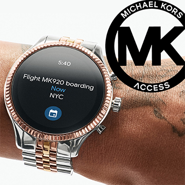 Michael Kors – Ny Generation 5 smartklokke Michael Kors Access Lexington-klokke med sølv- og gullreim rundt håndleddet