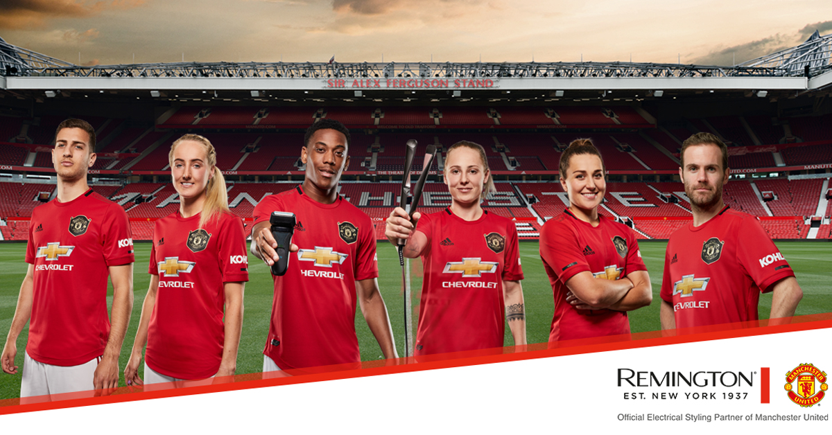 Manchester United-stylingprodukter fra Remington Manchester United med produkter fra Remington
