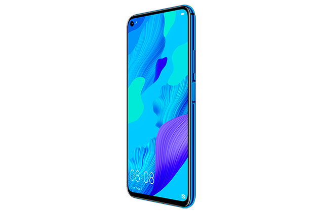 Huawei Nova 5T Huawei Nova 5T blå front