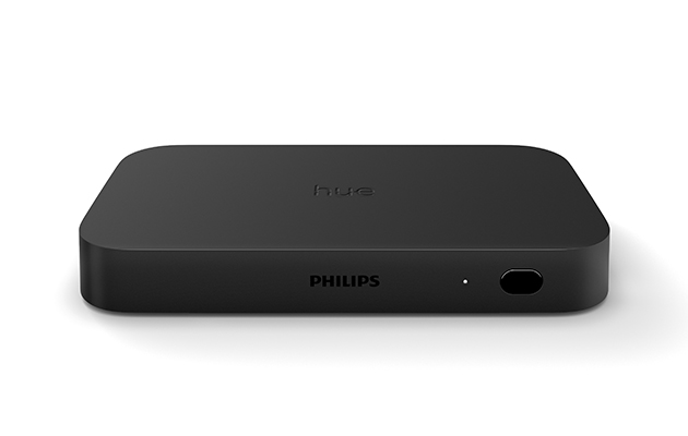 Philips Hue Play HDMI Sync Box Philips Hue Play HDMI Box på en hvit bakgrunn