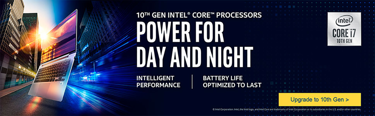 10. generasjons Intel Core-prosessorer er her 10. generasjons Intel Core-prosessor